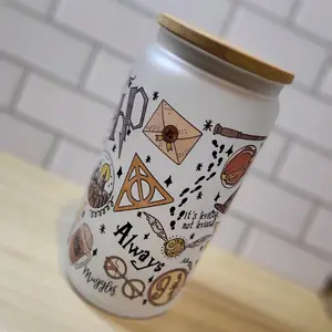 Harry Potter Libby Glass Cup - Multi-Functional Glasses for Tea, Water, and More - Tumblers friend gift