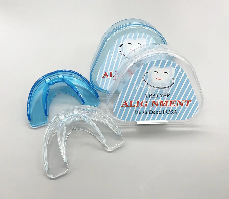 Orthodontic Silicone Mouthguard for Adults, Dental Teeth Straightening Trainer for Boxing and Intense Activities with Convenient Storage Case, Dental Teeth Alignment Trainer, Convenient Storage Solution