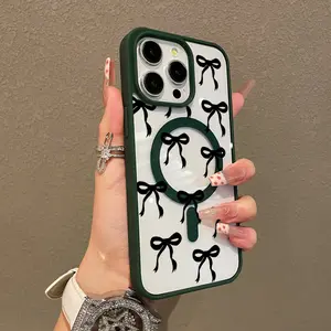 [Trendy]Premium Case for iPhone11/12/13/14/15/16/promax Black bow y2k cased Ready, Anti-Fall,Springtok,and Ultra-Thin Design |       Perfect for Everyday Use Protector Screen Protector Aesthetic Resistance Cover Protection