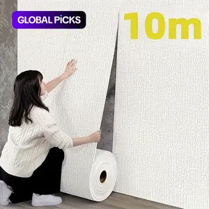 Self-Adhesive Textured Peel & Stick Wall Panel, Removable Vinyl Easy Clean, Ideal for Living Room Kitchen Bedroom Office Decor