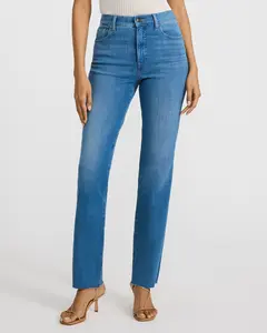 Express High Waisted Medium Wash '90s Slim Jeans