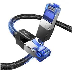 UGREEN Cat 8 Ethernet Cable 6FT, High Speed Braided 40Gbps 2000Mhz Network Cord Cat8 RJ45 Shielded Indoor Heavy Duty LAN Cables Compatible with Gaming PC PS5 PS4 PS3 Xbox Modem Router 6FT