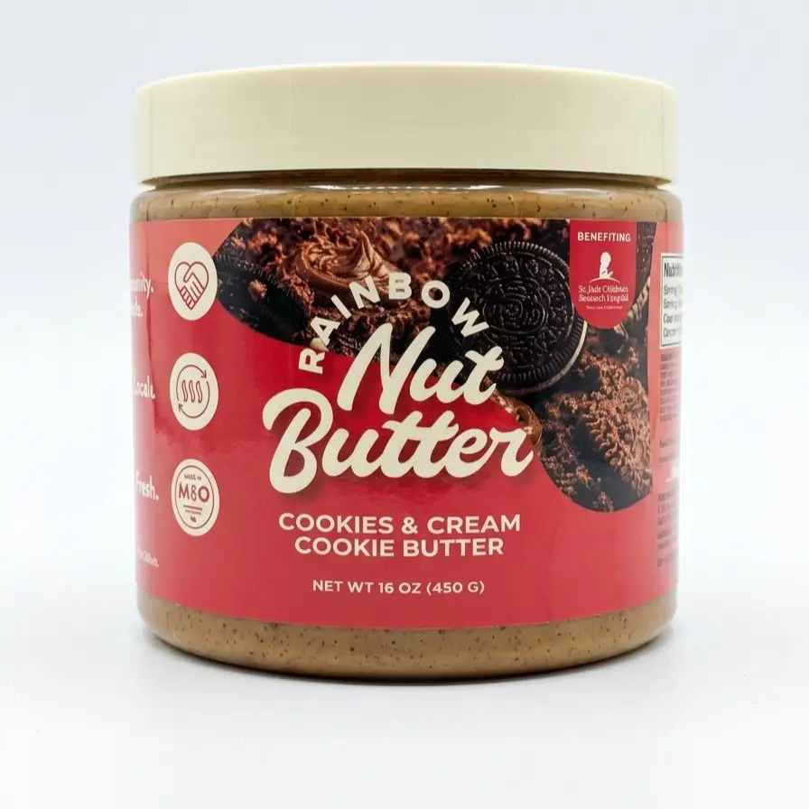 COOKIE BUTTER Cookies & Cream Cookies Snack Treat Dessert Chocolate NO PEANUT BUTTER