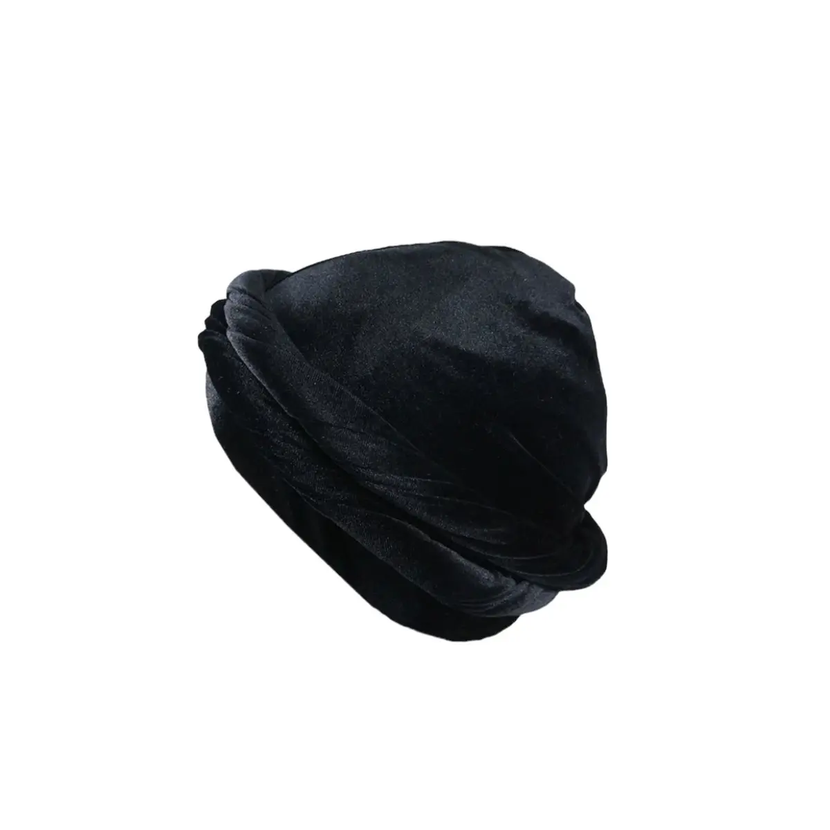 Velvet Durag with Satin Lining, 1-Size-Fits-Most Hair-Protecting Headwrap for Everyday Use