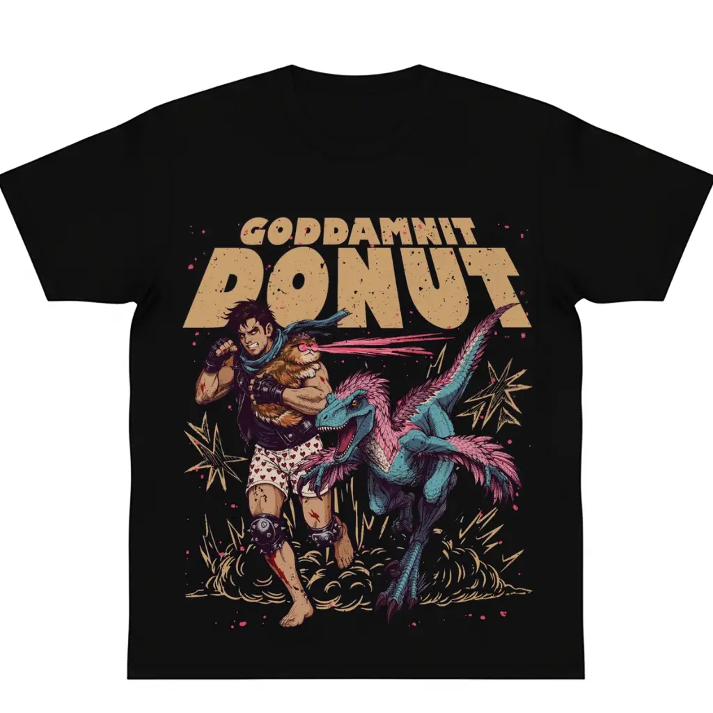 Dungeon Crawler Carl Princess Donut cat Mongo Sci-Fi graphic tees y2k cotton fashion Streetwear Comfort Casual Top Trending Classic fan DCC LitRPG Gift Machine Wash Safe