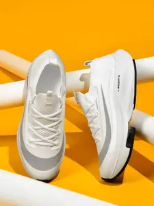 RunPro Men's Trendy Cushioned Running Shoes, Thick Sole Height Increase, Breathable Mesh, Lightweight Shock Absorption, All Seasons