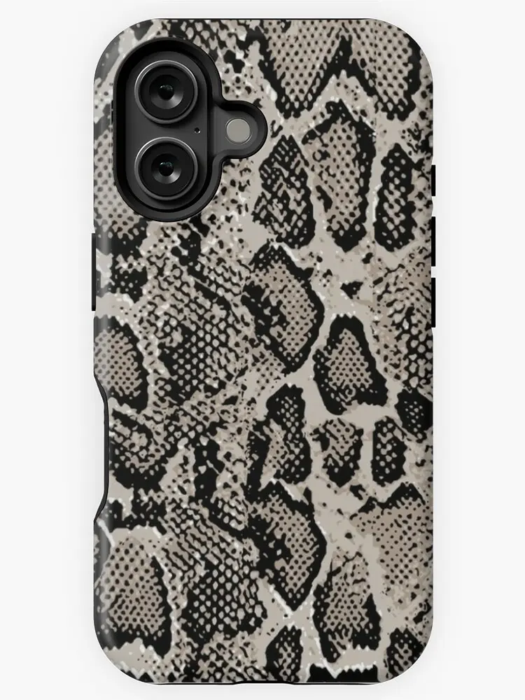 Python Skin,Snake Pattern Iphone Case Phone Case Phone Cases Phone Cover Hard Case Tough 2-Piece Phone Case