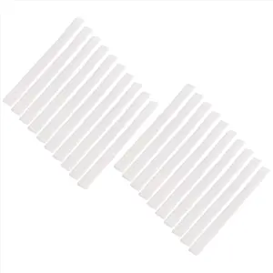 20pcs Plastic Mesh Pattern Makeup Brush Guards, Flexible & Breathable Covers, White Sheaths for Baby Bottle Cleaner Brush Protection, Breathable Cover to Extend the Life of Your Tools