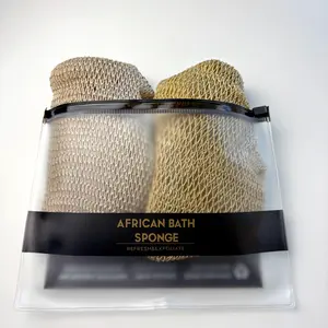【BUY 2 Sets GET 1 Set FREE】 African Exfoliating Net Bath Sponge, 2 PCS Lightweight Personal Shower Cleaning Accessories