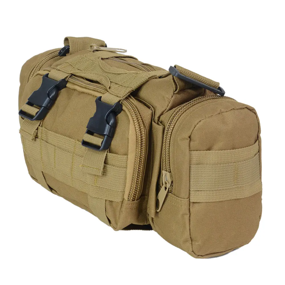 Tactical Magic 3P Attack Waist Bag - Camouflage Men's Crossbody & Shoulder Bag, High Capacity Hands-Free Utility Pouch, Everyday Carry Hiking/Light Outdoor Gear for Cycling Photography, Camouflage Men's Crossbody & Shoulder Bags