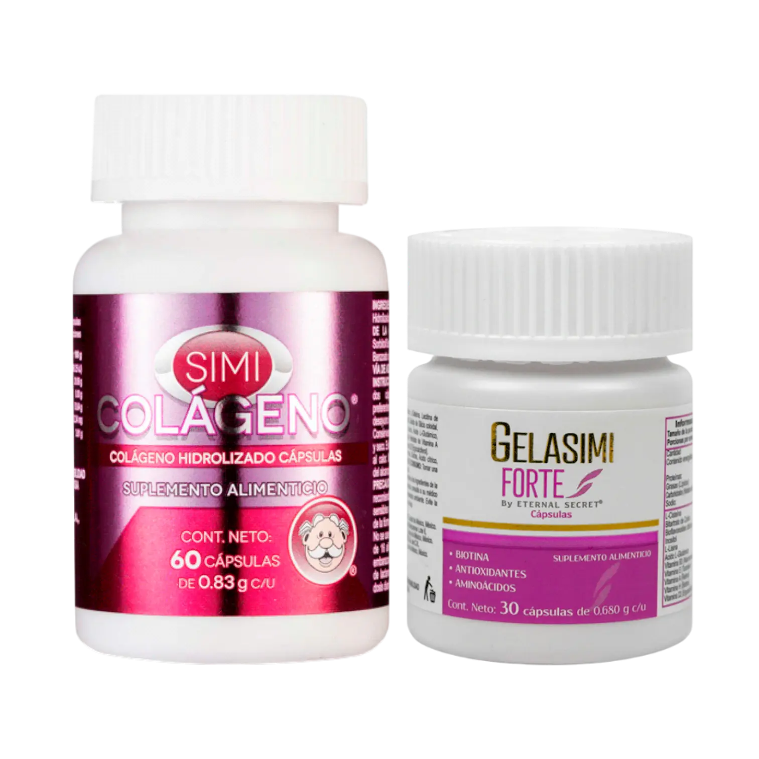 Simi Colágeno & Gelasimi Forte – Edible Supplement (Capsules, 2 Units)