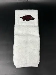 Arkansas Razorbacks White Football College Game Towel Football Cotton New