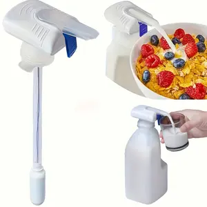 Battery-Powered Automatic Drink Dispenser Hands-Free Milk & Juice Beverage Pump ABS Material Electric Suction Device for Party and Restaurant Use Pack of 1/2 Kitchen Gadgets Utensils 2Count Stock Up Value Pack TikTokShopBlackFriday Christmas Gift