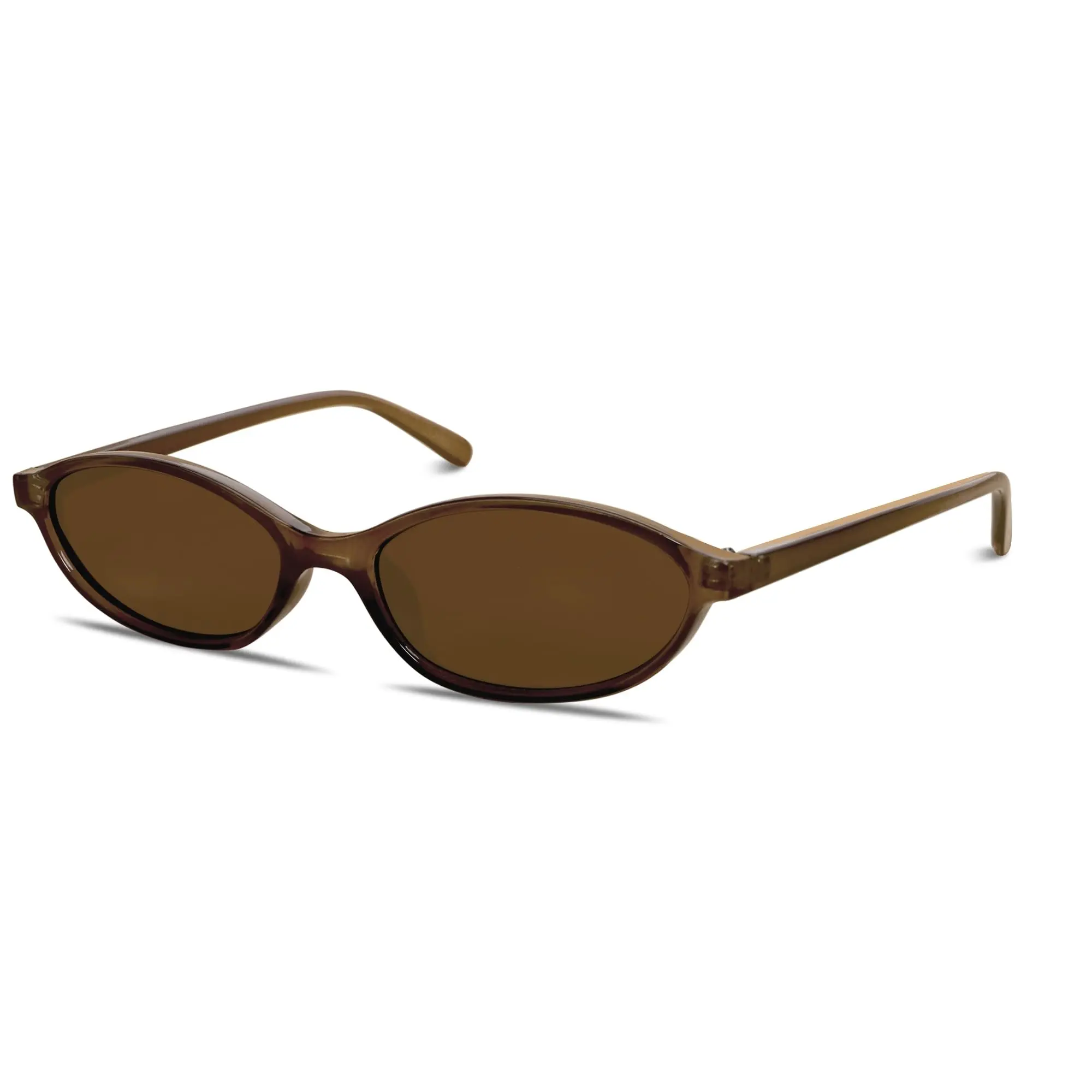 WOWSUN Women's Retro Oval Small Cat Eye Sunglasses, UV400 UV Blocking Eyewear, Trendy Casual Sunglasses, Casual Style Fashion Accessory, Casual Style Eyewear Styling Sunglasses Vintage Trendy Sunglasses