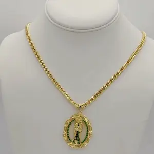 Rodriguezjewelry # 3074 necklace (20 inches )# 2224 pendant