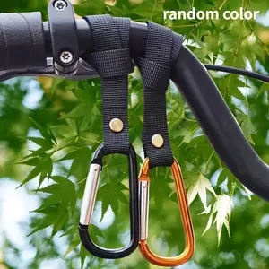 2pcs Heavy-Duty Bike Handlebar Hooks - No-Drill Installation, Motorcycle/E-Bike/Scooter Compatible, Secure Locking Hooks with Screw Hole Alternatives for SurRon/Light Bee/Sur-Ron S/X - Ideal for Cargo, Tools, Bags -