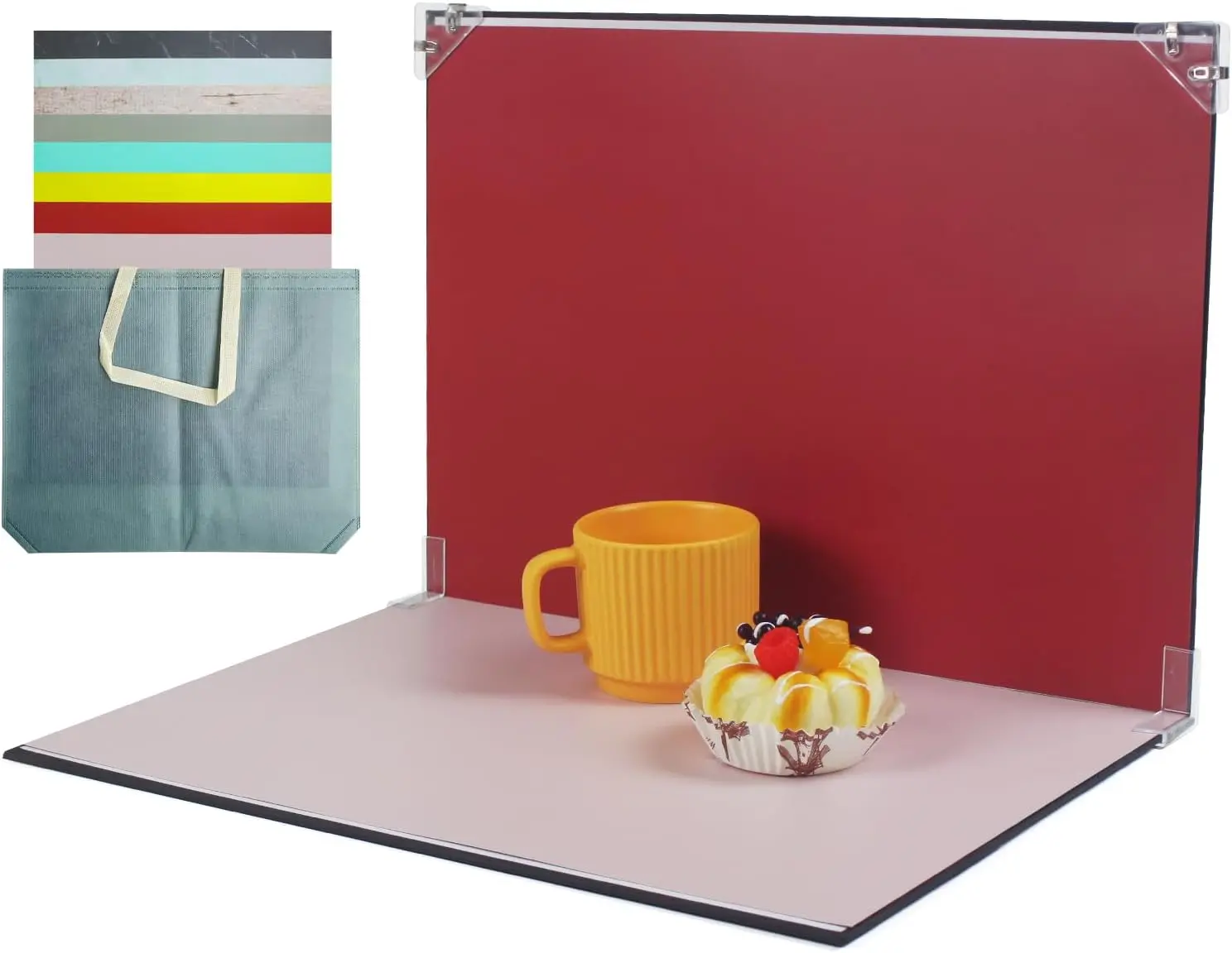 Photo Backdrop Boards, 8 count 16 Patterns Table Top  Background Kit, Product Photography Backdrops, Suitable for , ,  and Other Small Items. (Small Size 16.5x11.8in)