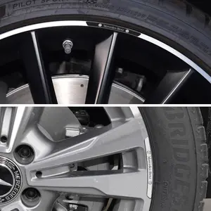 4/8Pcs Car Logo Aluminum Stickers For Car Wheel Hub Decoration Wheel Decal For Mercedes Benz AMG A/B/C/E/S Class W204 W205 W203 W206 W211 W212 W213 W201 W210 W220 W221 W222 W223 W251 GLC GLK CLA