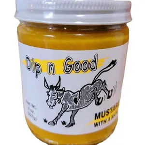 Dip N Good Mustard with a Kick - Bold Flavor for Dipping, Spreading & Basting - Ideal for Deviled Eggs, cheese,Potato Salads & More Brats Gourmet