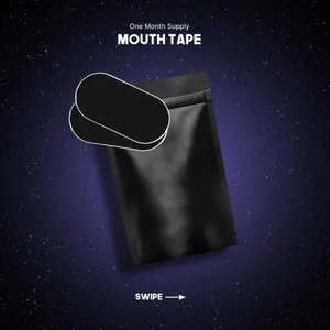 Breath Mouth Tape Gentle Micropore Tape 30 Count - Pain-free Removal & Gentle Adhesion for Skin - Mother's Day Gift