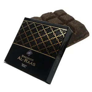 High Grade Premium Incense, BAKHOOR AL-RAAS Incense Bar of Sandalwood Powder, Oud Powder, Musk and Perfumery Sugar | 9 Bricks Assorted Scents in One Square Shape(40g) Scented Set long lasting perfumes fragrance
