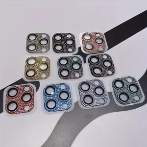 1 piece - Full coverage diamond-encrusted Protective lens back cover for iPhone 17/16/15/14/13/12/11 - Scratch-resistant, drop-resistant, practical and exquisite