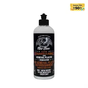 Car plastic polish: a refurbishment agent used to polish plastic parts such as engine compartments, interiors, and rearview mirrors