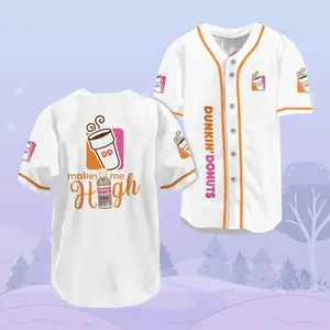 Dunkin Donuts Jersey, Just Donut Baseball Jersey, Coffee Addict Jersey, Dunkin Donuts Lovers Football Jersey, Coffee Lover Jersey Men