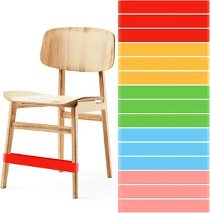 15 Pack Chair Bands for  with Fidgety  Colorful Chair Fidget Bands Desks Stretch Foot Band  Sensory Flexible Bands for Classroom Home