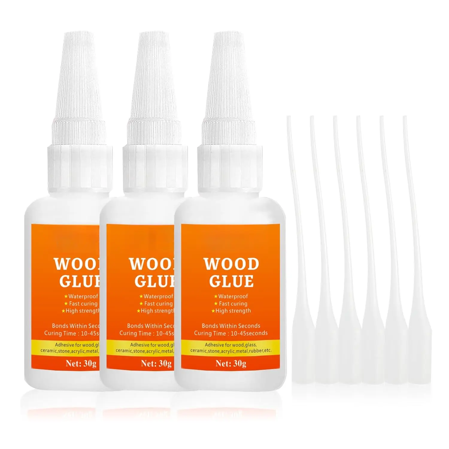Glue,90g Clear Carpenter Glue,Super Glue for , Fast Drying  Glue for Craft, Metal,Furniture, , and DIY(Pack of 3)