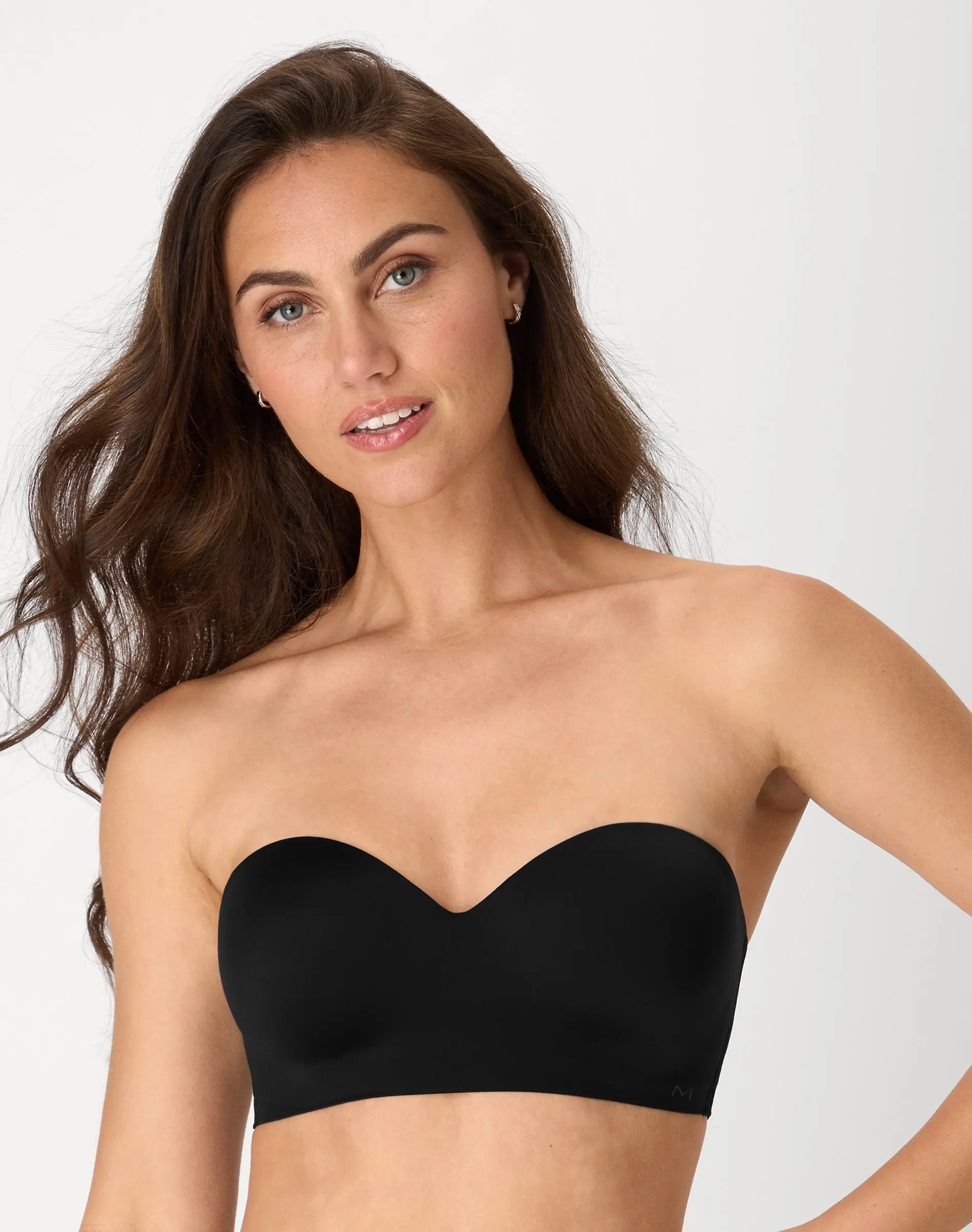 Maidenform Strapless Bra Bandeau Convertible Straps with Stay-Put Support & Smooth Flexwire Balconette Women's