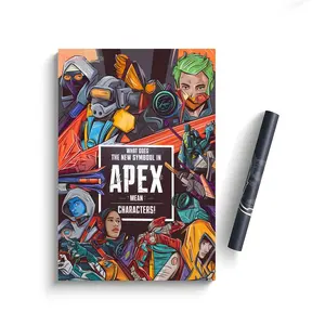 game A-Apex Legends Poster Self-Adhesive Waterproof Art Sticker, Aesthetic Minimalist Wall Poster for Coffee Shop, Bar & Home Room Decor