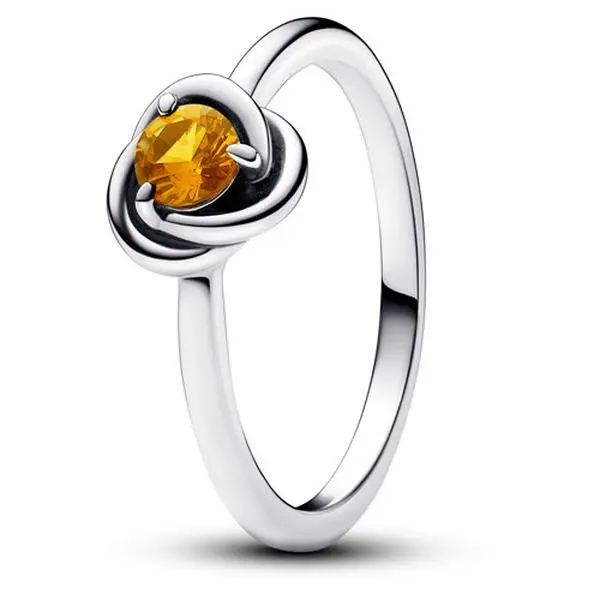 Pandora November Honey Eternity Circle Ring 192993C11-52