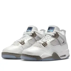 Jordan 4 Retro Photon Dust Blue Chill (GS) HV4401-014 Hoopshoes Stylish Basketball Shoes