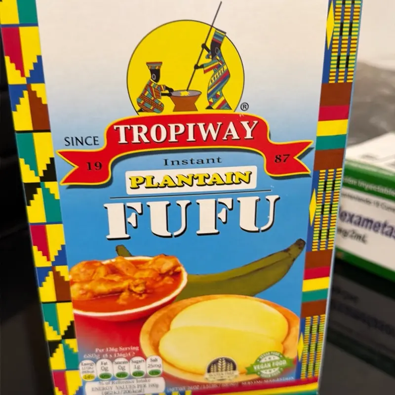 Plantain fufu
