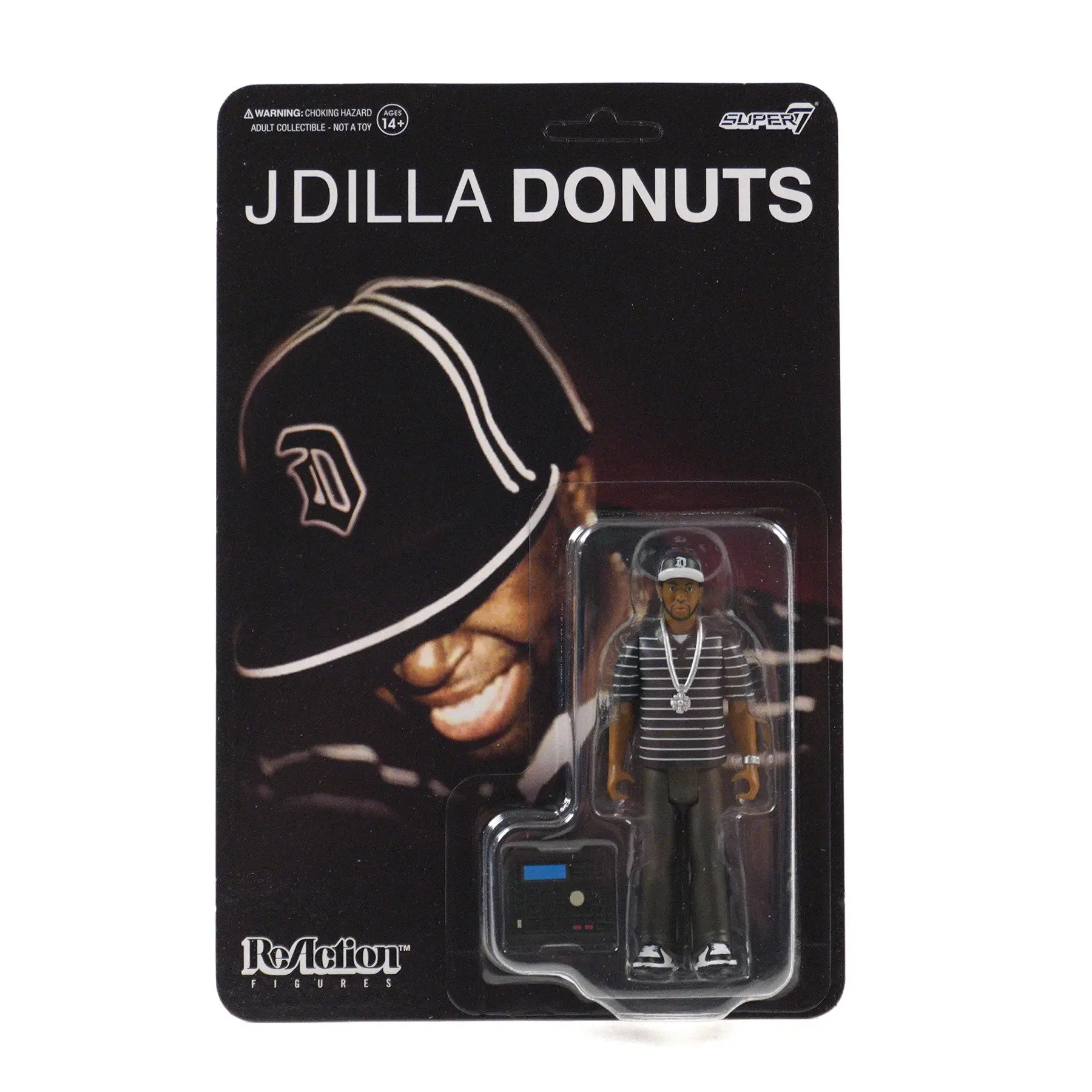 Super7: J Dilla Donuts Wave 1 Reaction Toy Figure Super7: J Dilla Donuts Wave 1 Reaction Toy Figure