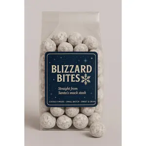 Blizzard Bites - Dusted Milk Chocolate Praline Peanut
