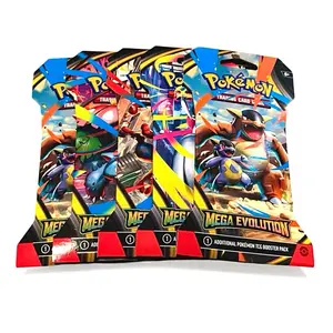 Pokemon Mega Evolution Sleeved Booster Pack x 5 (Artwork Chosen at Random)