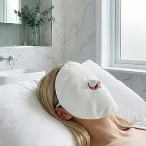 Reusable Cold Hot Facial Mask Towel, Skincare Moisturizing Steam Cloth, Suitable for Home and Beauty Salon, No Scent, No Power Needed