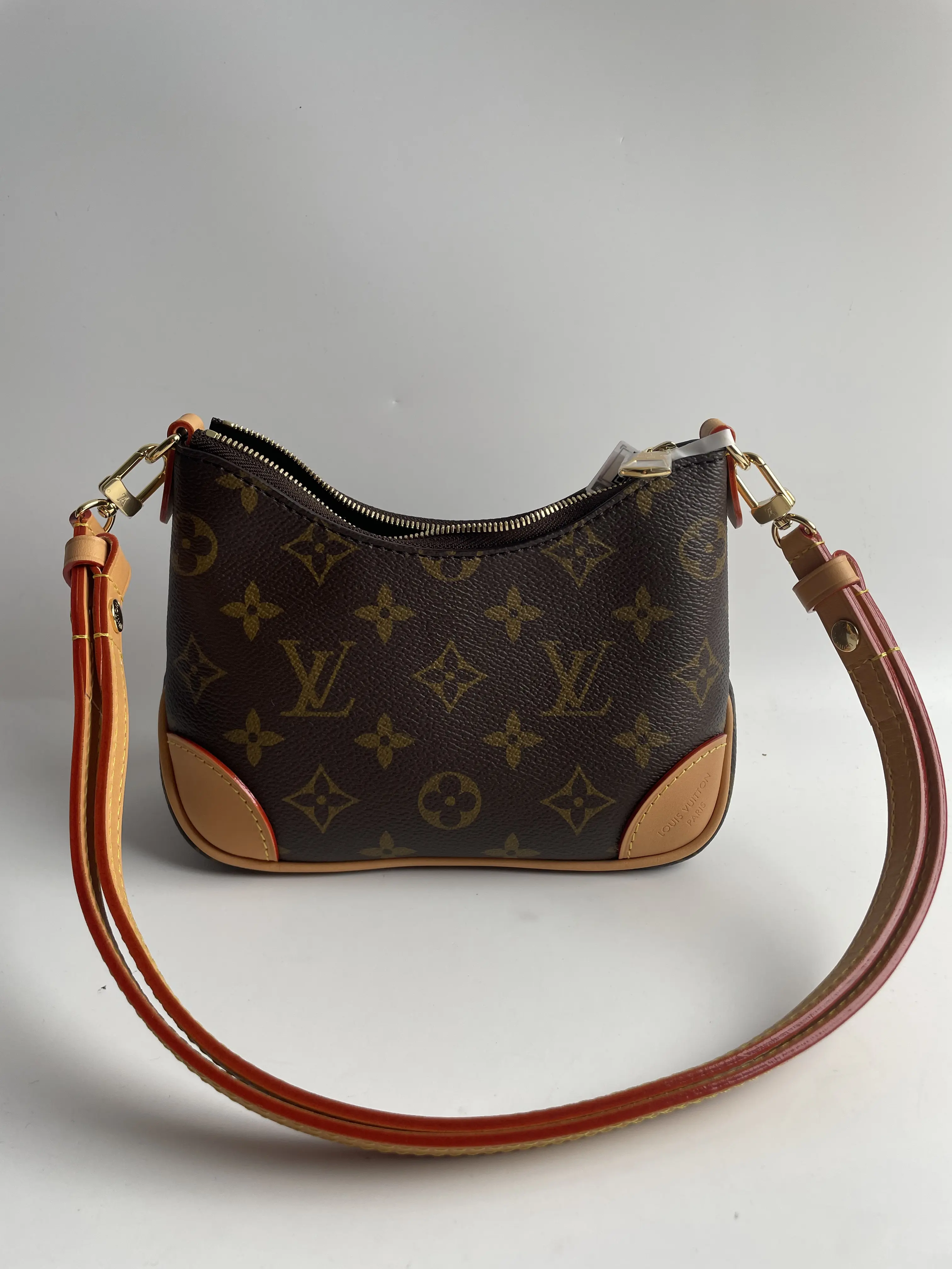 Pre-owned Louis Vuitton Coated canvas Shoulder Bags Boulogne Nano 【SENZA 1】