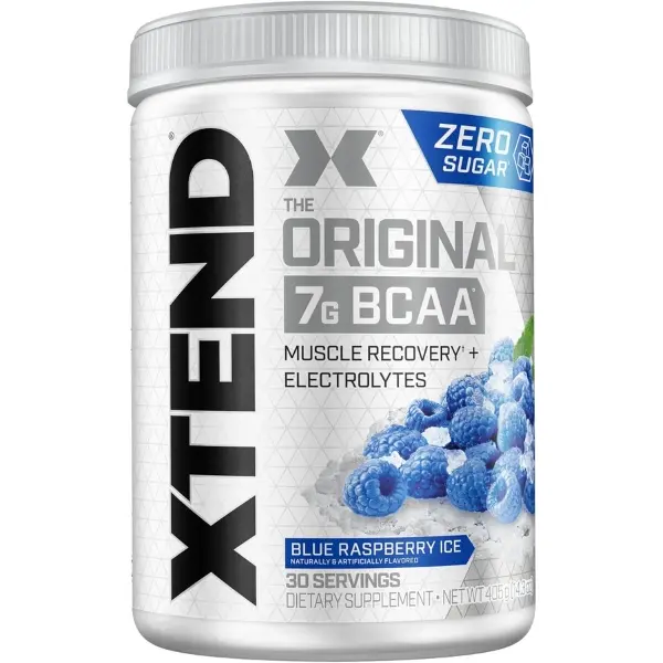 Original BCAA Dietary Supplement Powder (BC Powder) - Sugar-Free 7g BCAA & 2.5g L-Glutamine Amino Acid Post-Workout Drink for Adults, Athletic Muscle Repair & All-Day Recovery, 30 Servings, Healthcare Support