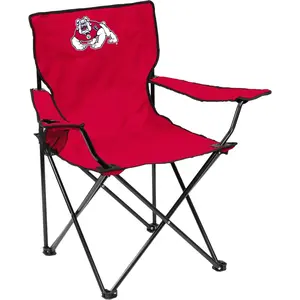 Portable Quad Chair – Folding Tailgate Chair with Armrests, Built-In Cup - Includes Carry Bag
