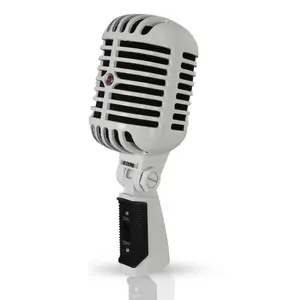 5 Core Retro Dynamic Vocal Iconic Microphone Vintage Style Classic Cardioid Unidirectional Mic