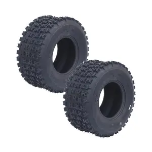 Set of 2 22x10-10 ATV/UTV Tires, 22x10x10 All-Terrain 6PR Tubeless, Non-Directional for Mud, Trail & Sand, Fits 10-Inch Rims