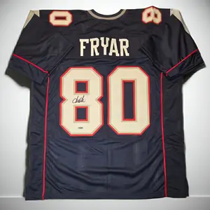 NEW ENGLAND PATRIOTS IRVING FRYAR SIGNED JERSEY WITH COA (XL)