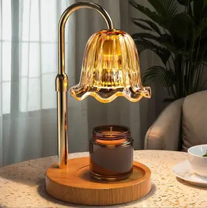 Memorial Day Sale Candle Warmer Lamp with Timer Dimmable Light & Adjustable Height, Lily of the Valley Flower Lamp, Birthday Gifts for Women Mom Girl,House Warming Gift New Home Decor,Flameless Fragrance Lamp for Home Bedroom Decor Father 's Day gift