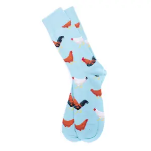 Men's Chicken Socks Rooster Socks Gift for Chicken Lover Farmer
