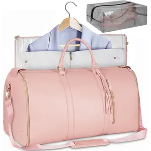 Travel Duffle Bag with Garment & Shoe Compartment, Carry On Weekender Bag for Women & Men, Airline Approved Personal Item, Waterproof Overnight Gym Hospital Bag,Holiday Travel, Christmas & Thanksgiving Gift, Black Friday Deal | TikTokShopBlackFrida