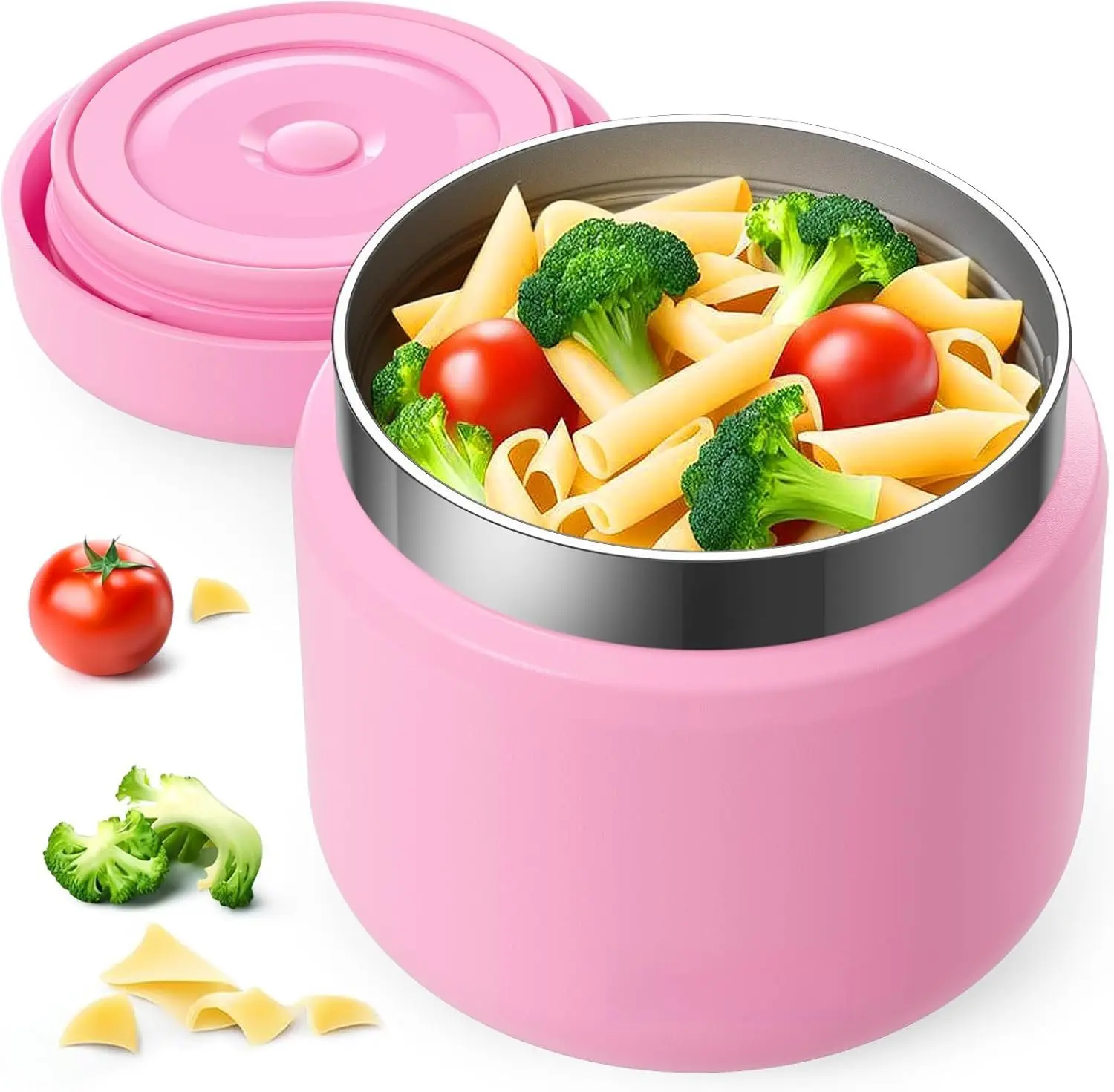 12oz  Insulated--Jars for Hot-, Wide Mouth Soup Thermo  Jar Insulated Thermal Lunch Container Termo para Comida Caliente Vacuum Thermoses for Keeping  Warm-