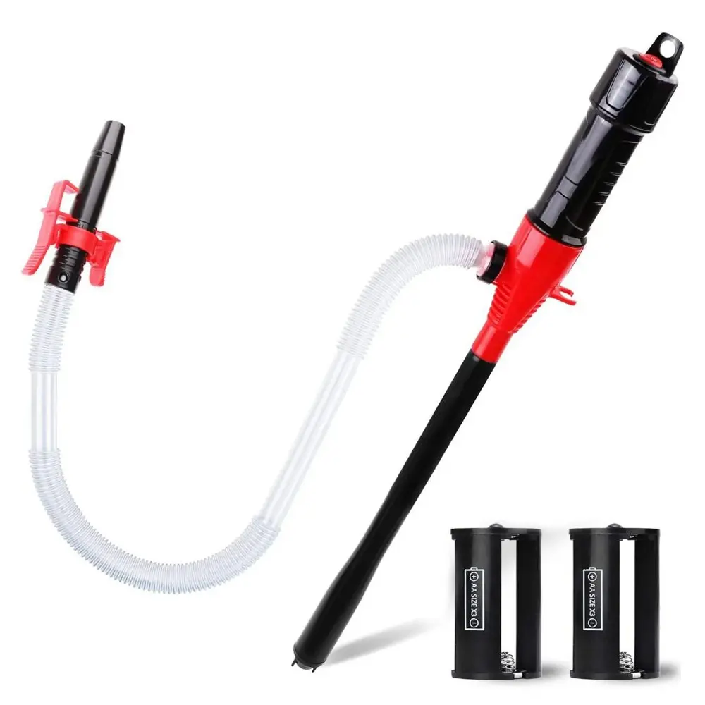 Portable Power Battery Pump, Water & Fuel Transfer Pump, Liquid Transfer Pump, Portable Pumps, Cordless Fuel Pump, Battery Powered Fuel Pump with 4ft Oil Outlet Pipe (Battery Not Included), Suitable for Lawn Mowers, Boats, Cars, Motorcycles
